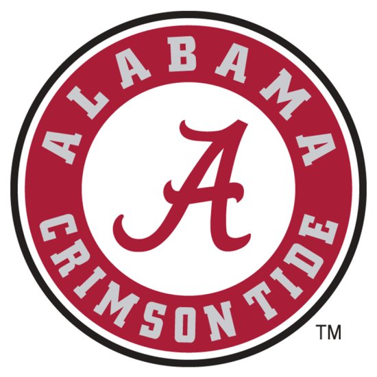(image for) Alabama Crimson Tide 2004-Pres Primary Logo iron on DTF transfer
