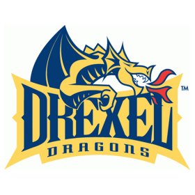 (image for) Drexel Dragons 2002-Pres Primary Logo iron on DTF transfer