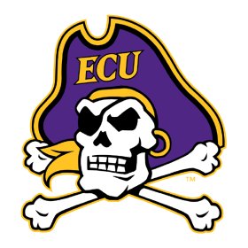 East Carolina Pirates 2014-Pres Primary Logo iron on DTF transfer