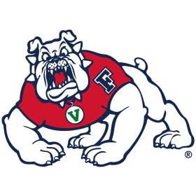 (image for) Fresno State Bulldogs 2020-Pres Primary Logo iron on DTF transfer