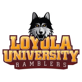 Loyola Ramblers 2012-Pres Primary Logo iron on DTF transfer