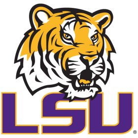 LSU Tigers 2007-Pres Primary Logo iron on DTF transfer