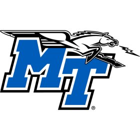 (image for) Middle Tennessee Blue Raiders 2019-Pres Primary Logo iron on DTF transfer